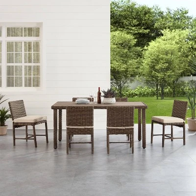 7pc Bradenton Outdoor Steel Dining Set - Crosley 2 7pc Bradenton Outdoor Steel Dining Set - Crosley - Image 2