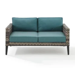 Prescott Outdoor Wicker Loveseat - Blue/Brown- Crosley 14 Prescott Outdoor Wicker Loveseat - Blue/Brown- Crosley -Cheap Crosley Store GUEST 99a6ce9c 7718 49cc a093 3b88fecbc71e