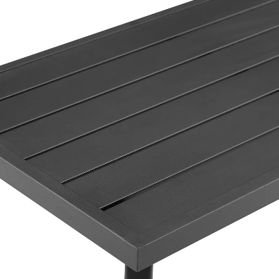 Dover 2pc Outdoor Rope Conversation Set With Loveseat & Coffee Table - Charcoal/Matte Black - Crosley 14 Dover 2pc Outdoor Rope Conversation Set With Loveseat & Coffee Table - Charcoal/Matte Black - Crosley - Image 14