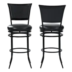 Rachel Swivel Barstool Black With Cushion - Crosley -Cheap Crosley Store GUEST 9bbb14bb 7057 495b 8579 d0168531915d