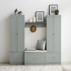 4pc Harper Entryway Set With Bench, Shelf And 2 Pantry Closets - Crosley 22 4pc Harper Entryway Set With Bench, Shelf And 2 Pantry Closets - Crosley -Cheap Crosley Store GUEST 9ebd5792 995e 4222 adfc bc132ca44d5e
