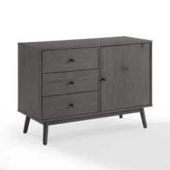 Lucas Media Console Gray - Crosley