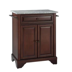 Lafayette Gray Granite Top Portable Kitchen Island/Cart Mahogany - Crosley 8 Lafayette Gray Granite Top Portable Kitchen Island/Cart Mahogany - Crosley -Cheap Crosley Store GUEST a084e79f 3d4c 41d7 a1f2 4339bfe4e76d
