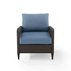 Kiawah Outdoor Wicker Arm Chair - Crosley