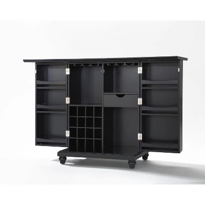 Cambridge Expandable Bar Cabinet Black - Crosley 8 Cambridge Expandable Bar Cabinet Black - Crosley - Image 8