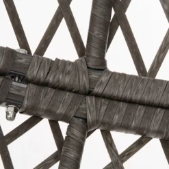 Tess Indoor/Outdoor Wicker Hanging Egg Chair - Gray/Driftwood - Crosley -Cheap Crosley Store GUEST a213bb91 9b82 4b8a a4e3 caf85e99723e