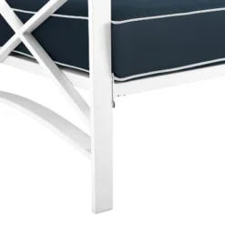 Kaplan Loveseat White/Navy - Crosley 12 Kaplan Loveseat White/Navy - Crosley -Cheap Crosley Store GUEST a2446848 6b1c 437a bbe9 497a43294efc