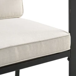 5pc Kaplan Outdoor Steel Round Dining Set Oatmeal/Bronze - Crosley -Cheap Crosley Store GUEST a27080ba 94ad 48d8 ba50 383ce6f9453c 1