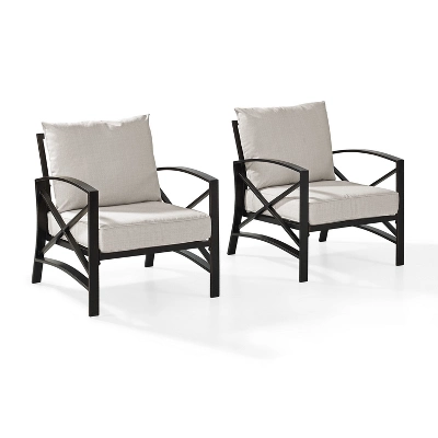 Crosley 2pc Kaplan Outdoor Patio Chair Set 8 Crosley 2pc Kaplan Outdoor Patio Chair Set - Image 8