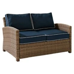 Bradenton Outdoor Wicker Loveseat - Crosley -Cheap Crosley Store GUEST a2a72d00 8e08 4754 9443 5f191cc07a78