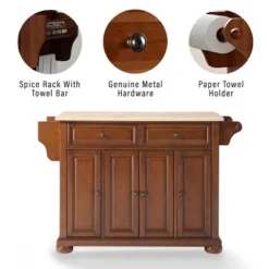 Alexandria Wood Top Full Size Kitchen Island/Cart - Crosley 14 Alexandria Wood Top Full Size Kitchen Island/Cart - Crosley -Cheap Crosley Store GUEST a53e527e 7bd6 434f 8347 e98e0485def0