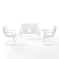 Ridgeland 4pc Outdoor Metal Conversation Set - White - Crosley 10 Ridgeland 4pc Outdoor Metal Conversation Set - White - Crosley -Cheap Crosley Store GUEST a57d2f42 aeb8 4f89 98e2 a82ff0a41fff