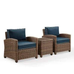 Bradenton 3pc Outdoor Wicker Seating Set With Two Chairs & Table Navy - Crosley 11 Bradenton 3pc Outdoor Wicker Seating Set With Two Chairs & Table Navy - Crosley -Cheap Crosley Store GUEST a7c38124 cdb8 4d80 8864 f7f0c5ff4235