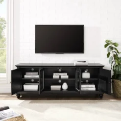 60" Cambridge Low Profile TV Stand For TVs Up To 65" Black - Crosley 14 60" Cambridge Low Profile TV Stand For TVs Up To 65" Black - Crosley -Cheap Crosley Store GUEST a8434d98 c554 4589 bdee 4c590700e6d9