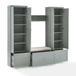 4pc Harper Entryway Set With Bench, Shelf And 2 Pantry Closets - Crosley 27 4pc Harper Entryway Set With Bench, Shelf And 2 Pantry Closets - Crosley -Cheap Crosley Store GUEST a8a28104 0a08 4278 a4eb e24843e74142