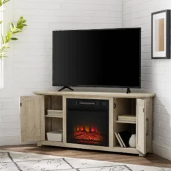 Camden Corner TV Stand For TVs Up To 50" With Fireplace - Crosley -Cheap Crosley Store GUEST a8f8d747 2dfd 4335 b88c d9dbb5df84a5