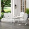 Griffith 4pc Outdoor Conversation Set - White - Crosley