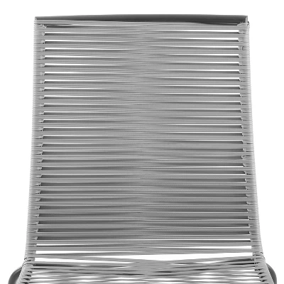 Fenton 4pk Outdoor Wicker Stackable Chairs - Gray - Crosley 7 Fenton 4pk Outdoor Wicker Stackable Chairs - Gray - Crosley - Image 7