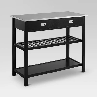 Chloe Stainless Steel Top Kitchen Island Cart - Crosley 3 Chloe Stainless Steel Top Kitchen Island Cart - Crosley - Image 3