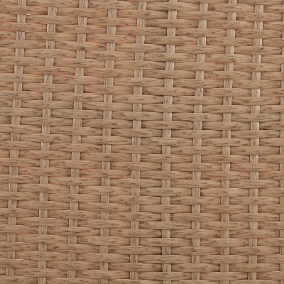 Juniper 2pk Outdoor Wicker Arm Chairs - Cream/Natural - Crosley 4 Juniper 2pk Outdoor Wicker Arm Chairs - Cream/Natural - Crosley - Image 4