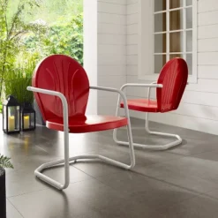 Crosley Metal Patio Arm Chair - Red -Cheap Crosley Store GUEST ad0dd936 bb45 4f07 8eeb e0a151e31f51