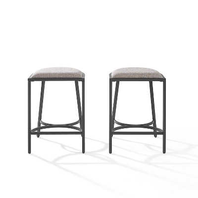 Set Of 2 Ellery Counter Height Barstools - Crosley 5 Set Of 2 Ellery Counter Height Barstools - Crosley - Image 5