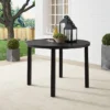 Kaplan 42" Outdoor Steel Round Dining Table Bronze - Crosley