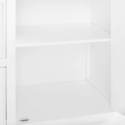 Cutler Faux Marble Top Kitchen Island White/White Marble - Crosley 13 Cutler Faux Marble Top Kitchen Island White/White Marble - Crosley - Image 13