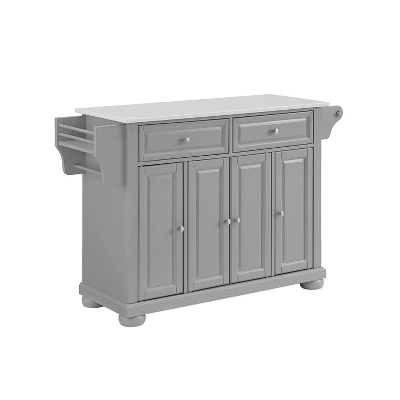 Alexandria Granite Top Kitchen Island/Cart Gray - Crosley 3 Alexandria Granite Top Kitchen Island/Cart Gray - Crosley - Image 3