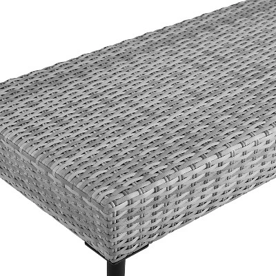2pc Richland Outdoor Patio Loveseat And Coffee Table Set - Gray - Crosley 7 2pc Richland Outdoor Patio Loveseat And Coffee Table Set - Gray - Crosley - Image 7
