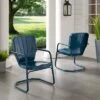 Ridgeland 2pk Outdoor Chairs - Navy - Crosley