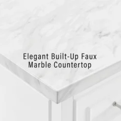 Cutler Faux Marble Top Kitchen Island White/White Marble - Crosley 18 Cutler Faux Marble Top Kitchen Island White/White Marble - Crosley -Cheap Crosley Store GUEST b622a164 3765 4766 87a6 ecebda6675be
