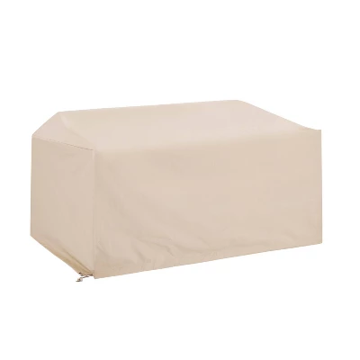 Outdoor Loveseat Furniture Cover - Tan - Crosley 3 Outdoor Loveseat Furniture Cover - Tan - Crosley - Image 3