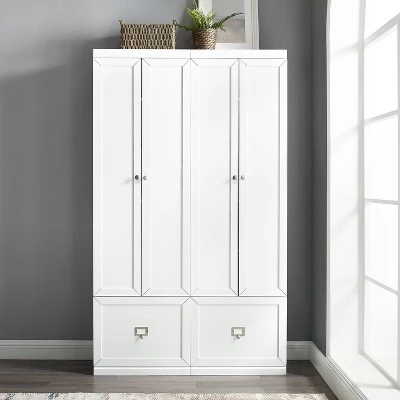 2pc Harper Entryway Pantry Closets White - Crosley 3 2pc Harper Entryway Pantry Closets White - Crosley - Image 3