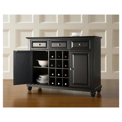 Crosley Cambridge Buffet Server / Sideboard Cabinet With Wine Storage 4 Crosley Cambridge Buffet Server / Sideboard Cabinet With Wine Storage - Image 4