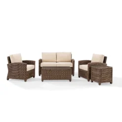 Bradenton 5pc Outdoor Wicker Conversation Set - Crosley -Cheap Crosley Store GUEST bb723837 0fd5 4114 b55e 4ae72d69c9c0