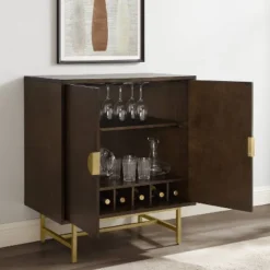 Blair Bar Cabinet Dark Brown/Gold - Crosley 13 Blair Bar Cabinet Dark Brown/Gold - Crosley -Cheap Crosley Store GUEST bb854652 daf7 4845 a69a 9f911df6dca7