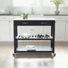 Granite Top Kitchen Prep Cart - Crosley