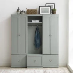 3pc Harper Entryway Set With Hall Tree And 2 Pantry Closets Gray - Crosley 15 3pc Harper Entryway Set With Hall Tree And 2 Pantry Closets Gray - Crosley -Cheap Crosley Store GUEST be0a6e21 7742 46cb b109 395750d2b5c0
