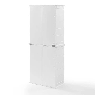 Bartlett Tall Storage Pantry With 2 Stackable Pantries White - Crosley 8 Bartlett Tall Storage Pantry With 2 Stackable Pantries White - Crosley - Image 8