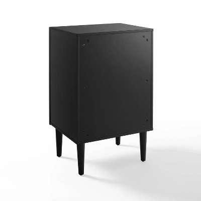 Everett Record Player Stand Matte Black - Crosley 3 Everett Record Player Stand Matte Black - Crosley - Image 3