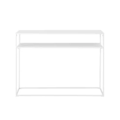 Braxton Console Table White - Crosley -Cheap Crosley Store GUEST c5742f57 78a4 46c1 95b6 13b2ad5d4c33