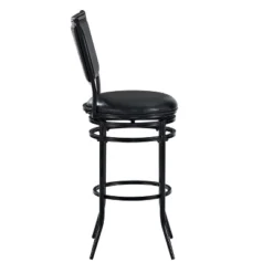 Rachel Swivel Barstool Black With Cushion - Crosley -Cheap Crosley Store GUEST c585c4e9 21b7 4ddd a530 c2b5ab68853a