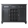 Crosley Cambridge Buffet Server / Sideboard Cabinet With Wine Storage
