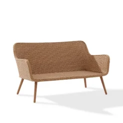 Landon 2pc Outdoor Wicker Chat Set - Beige - Crosley -Cheap Crosley Store GUEST c96926af 2108 4000 8d20 037ea38f45f9