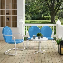 Griffith 3pc Outdoor Conversation Set With Loveseat, Arm Chair & Accent Table - Sky Blue - Crosley 10 Griffith 3pc Outdoor Conversation Set With Loveseat, Arm Chair & Accent Table - Sky Blue - Crosley -Cheap Crosley Store GUEST ca562402 bfdc 4cd8 be41 5cbb8ea1d254