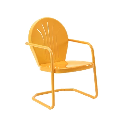 Griffith Metal Chair Tangerine - Crosley 7 Griffith Metal Chair Tangerine - Crosley - Image 7