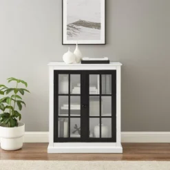 Cecily Stackable Storage Pantry White/Matte Black - Crosley -Cheap Crosley Store GUEST cb30c0cf 4429 4b34 a5d7 311fa2076339