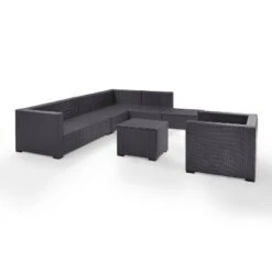 Biscayne 6pc Outdoor Wicker Sectional Set - Mist - Crosley -Cheap Crosley Store GUEST ccf782ea 1727 4a5a a875 4554b588905d