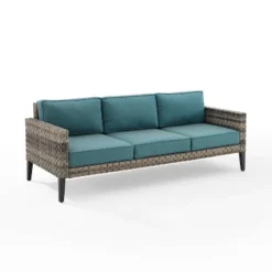 Prescott Outdoor Wicker Sofa - Crosley -Cheap Crosley Store GUEST ce2cbe14 2549 414b aaba 70793efd660e